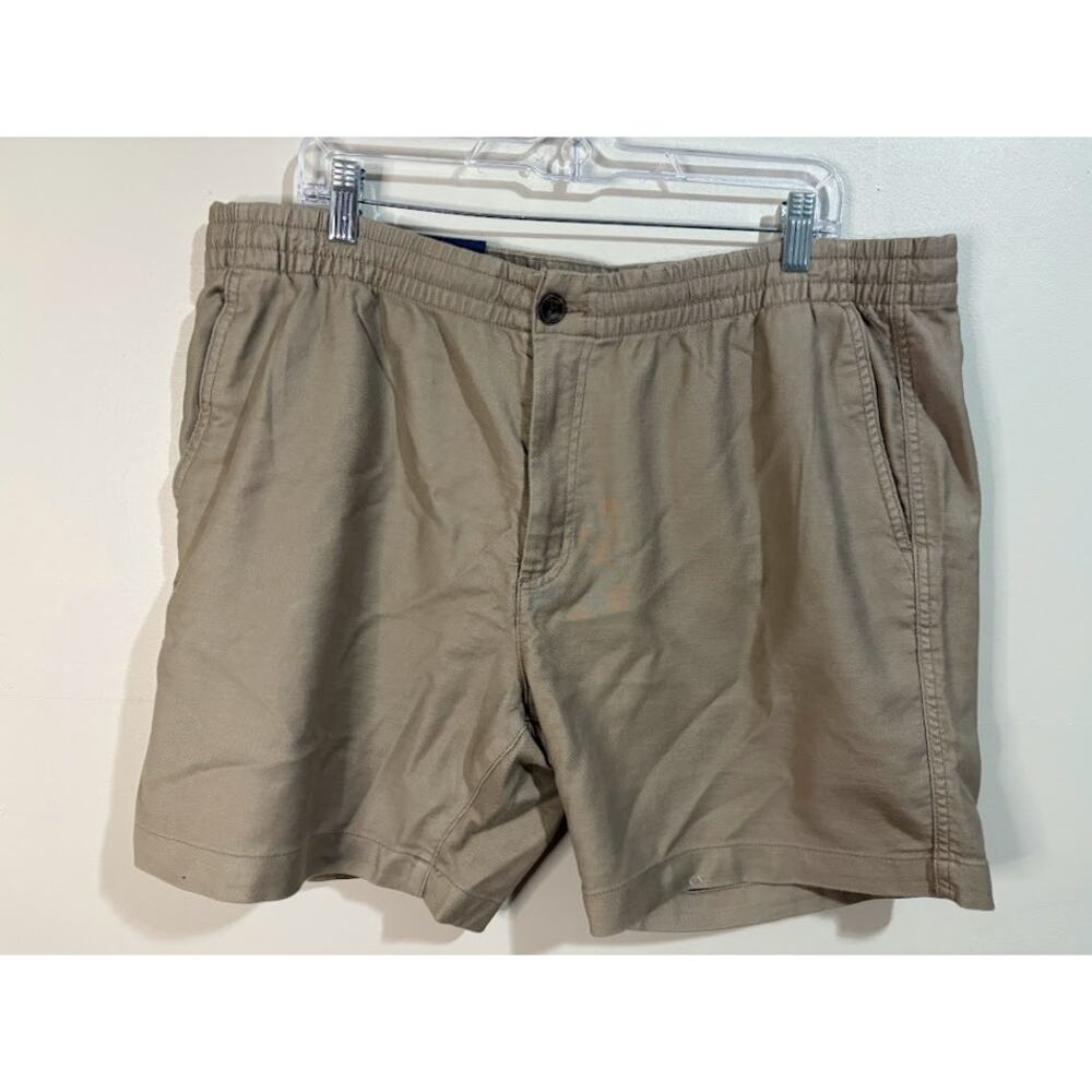Ben Sherman Men's Khaki Regular Fit Casual Shorts‎ 7" Inseam Size XL NWT